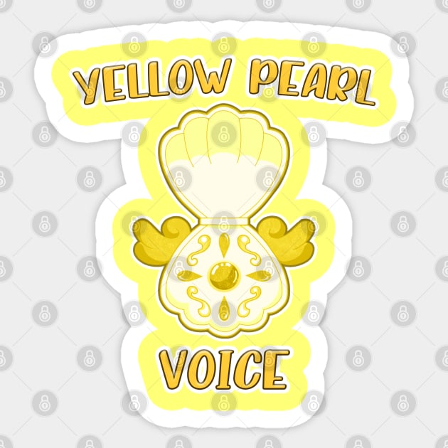 Yellow Pearl Voice Sticker by Kiroiharu